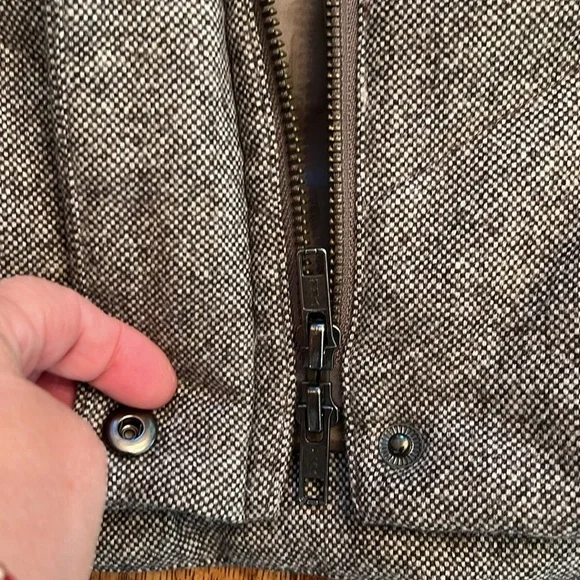 Eileen Fisher Wool blend Tweed Puff Vest sz XS - Picture 5 of 8